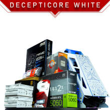 PC Gamer Decepticore White | AMD Ryzen 7 5700G | Nvidia RTX 5060 8GB | RAM 16GB DDR4 3200Mhz | 1TB M.2 | 4 Ventiladores RGB