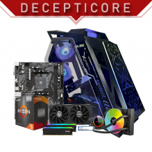 PC Gamer Decepticore Black | AMD Ryzen 7 5700G | Nvidia RTX 4060 8GB | RAM 16GB DDR4 3200Mhz | 1TB M.2 | 4 Ventiladores RGB