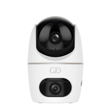 Dahua C&aacute;mara de Seguridad IP Smart WiFi PT IR para Interiores, 5 MP, PT, doble luz, Wi-Fi - DH-HPT1539DD-STW-5E2-IL