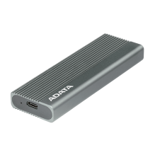Enclosure Gabinete Externo ADATA EC680 para SSD M.2 PCIe NVMe, USB 3.2 Tipo-C, Aluminio - EC680-CCGY 
