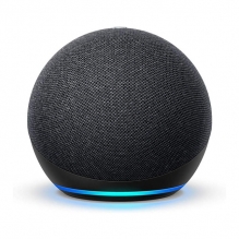 Amazon Echo Dot | Bocina Inteligente con reloj y Alexa | Negra | 5Gen - B09B8V1LZ3 