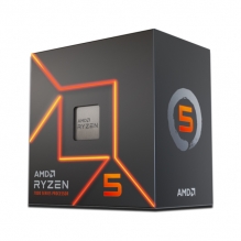 Procesador AMD Ryzen 5 7600, 6 Cores, 12 Threads, 3.8GHz Base, 5.1GHz Max, Socket AM5, Radeon Graphics - 100-100001015BOX