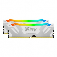 Memoria RAM Kingston Fury Renegade RGB White 32GB DDR5 2x16GB 7200Mhz - KF572C38RWAK2-32