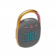 Bocina Bluetooth JBL Clip 4 Gris, Resistente al polvo y agua IP67, Bluetooth 5.1 - JBL-CLIP4-GRYAM