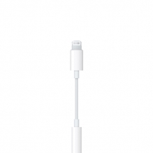 Apple Adaptador de Lightning a entrada de 3.5 mm para audífonos - MMX62AM/A