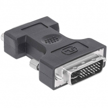 Adaptador de Vídeo Digital Manhattan, Compatible con Interfaces DVI-I y DVI-D - 328883 