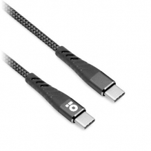 Cable USB Brobotix, Macho/Macho, 1 m, Negro, Carga Rapida - 963562