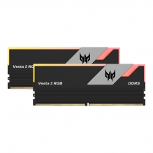 Memoria RAM Acer Predator Vesta II RGB, DDR5, 64GB 2x32GB, 6000Mhz - BL.9BWWR.381