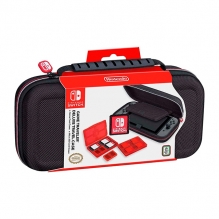 Estuche de Viaje para Nintendo Switch, Resistente, Incluye 2 fundas para juegos y 2 fundas para tarjetas Micro SD, Protector de pantalla acolchada - B01MY9JB2U