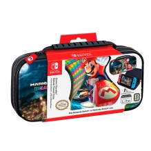 Estuche de Viaje para Nintendo Switch Edicion Mario Kart, Resistente, Incluye 2 fundas para juegos y 2 fundas para tarjetas Micro SD, Protector de pantalla acolchada - B06Y2JCVNP