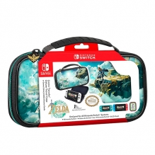Estuche de Viaje para Nintendo Switch Edicion Zelda: Tears Of The Kingdom, Resistente, Incluye 2 fundas para juegos y 2 fundas para tarjetas Micro SD, Protector de pantalla acolchada - B0C2JL516N