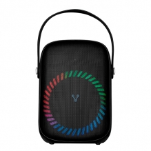 Bocina Karaoke Vorago KSP-455, Negro, 6.5", Bluetooth, 1 Micrófono Inalámbrico, 40w, RGB - KSP-455