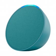 Amazon Echo Pop Midnight Teal, Bocina Inteligente, Compacto con Sonido Definido y Alexa, Verde Azulado, 1a Gen - B09ZX1LRXX-M