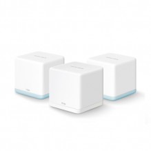 Sistema Wi-Fi Mesh Mercusys Halo H32G, AC1200 de Doble Banda, 3 Unidades, Cobertura para todo el Hogar