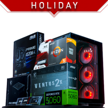 PC Gamer Holiday | Ryzen 5 5500 | 16 GB 3200 MHz | SSD M.2 1 TB | RTX 5060 8 GB