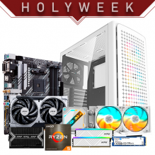 PC Gamer Holyweek | AMD Ryzen 5 5500 | 16GB 3200Mhz | RTX 5060 | 1TB NVMe M.2