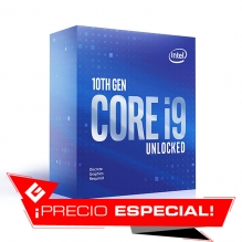 Procesador Intel Core i9 10900KF, 10 Cores, 20 Threads, 20MB, 3.70Ghz/5.30Ghz, Socket 1200 - Precio Especial
