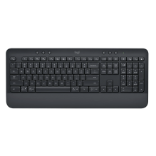 Teclado Logitech Signature K650, Inalámbrico, Bluetooth, Español, Grafito - 920-010910