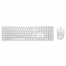 Combo de Teclado y Mouse Inal&aacute;mbrico Dell Pro KM5221W, 2.4 GHz, Espa&ntilde;ol QWERTY, Mouse 4000 DPI, AES 128-bit, Programable, Blanco &ndash; KM5221W