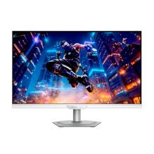 Monitor Gaming Gigabyte M27Q2 ICE, 27", QHD 2560×1440, 200 Hz, SS IPS, 1 ms, FreeSync Premium, USB-C, blanco – M27Q2 ICE