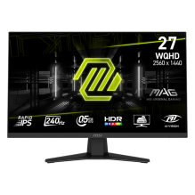 Monitor Gaming MSI MAG 274QF X24, 27", WQHD 2560×1440, 240 Hz, Rapid IPS, 0.5 ms, FreeSync Premium, HDMI/DisplayPort – MAG 274QF X24