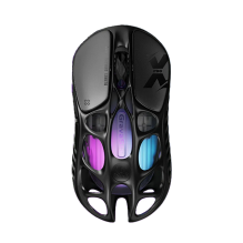 Mouse Gamer Inal&aacute;mbrico GravaStar Mercury X Pro, 8K Dongle, Galaxy Black &ndash; GS X PRO_BLK
