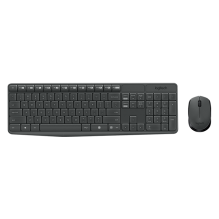Combo de Teclado y Mouse Logitech MK235, Inalámbrico, Español, USB - 920-007901