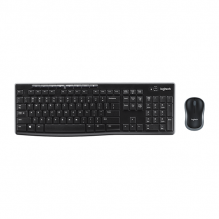 Combo de Teclado y Mouse Logitech MK270, Inalámbrico, Español, USB, Negro - 920-004432