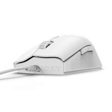 Mouse Gamer Ergonómico NZXT Lift 2 Ergo, Alámbrico, Óptico, 26.000DPI, USB-A, Blanco - MS-001NW-02