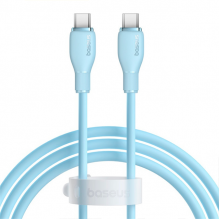 Cable de Carga Baseus USB-C a USB-C, 100W, 5A, 1.2 m, Azul &ndash; P10355702311-B1