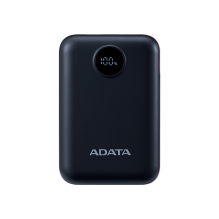 Power Bank ADATA C100, 10,000 mAh, Carga Simult&aacute;nea para 2 Dispositivos, Indicador LED, Negro &ndash; PC10022-12BK