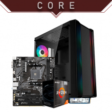PC Gamer Core | AMD Ryzen 5 5600G | 16GB 3200Mhz | 500GB M.2 | 4 Ventiladores