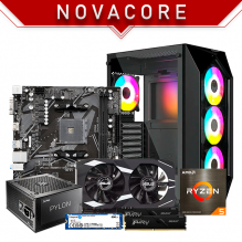 PC Gamer NovaCore | Ryzen 5 5500 | 16 GB 3200 MHz | SSD M.2 500 GB | RTX 3050 6GB | 4 Ventiladores