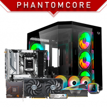 PC Gamer PhantomCore | Ryzen 5 7600X | RTX 4060 Ti Evo OC | 32GB DDR5 6000MHZ | M.2 HP FX700 1TB