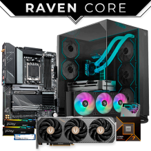 PC Gamer Raven Core | Ryzen 7 9700x | Nvidia RTX 5070 12GB | B650 Aorus Elite AX | 32GB DDR5 5200Mhz | 1TB M.2  6000Mb/s |  AIO 360mm | PSU 850w | 5 Ventiladores