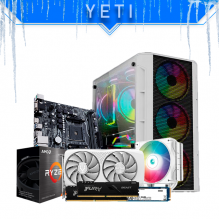 PC Gamer Yeti | AMD Ryzen 5 5500 | Nvidia RTX 4060 8GB | 16GB 3200Mhz | 500GB NVMe M.2 | 3 Ventiladores RGB