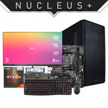 PC Nucleus + | Ryzen 7 5700G | 8 GB 3200 MHz | SSD M.2 500 GB | Gr&aacute;ficos integrados | Monitor | Teclado y Mouse