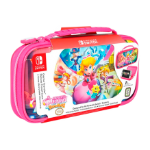 Estuche de Viaje Deluxe Peach Showtime, Resistente, soporte ajustable, para Switch/Switch Lite/OLED – PPST100