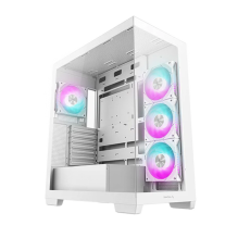 Gabinete DeepCool CG580 4F White, Vidrio Templado, 4 Ventiladores Instalados, USB 3.0 – R-CG580-WHADA4-G-1