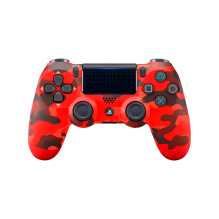 Control Inal&aacute;mbrico Sony DualShock 4 Camuflaje Rojo, PS4 &ndash; Red Camo