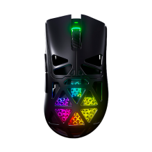 Mouse Gamer AULA SC620 Black, inalámbrico tri-mode, Bluetooth/2.4 GHz/USB-C, 12,000 DPI, 1000Hz, RGB – SC620 BLACK