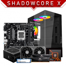 PC Gamer ShadowCore X | AMD Ryzen 5 7600 | Nvidia RTX 5050 8GB | RAM 16GB DDR5 | 1TB M.2 | 3 Ventiladores RGB
