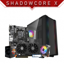PC Gamer ShadowCore X | AMD Ryzen 7 5700G | Nvidia RTX 4060 8GB | RAM 16GB DDR4 3200Mhz | 1TB M.2 | 4 Ventiladores RGB