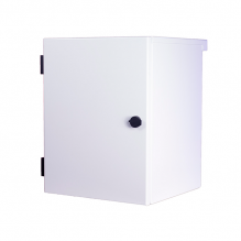 2 piezas SunWize F2 Enclosure + 4 piezas SunWize 004386 Premium Mounting Bracket + 4 piezas U-Bolt Kits for 2" to 6" Diameter Poles - Stainless Steel, 2" Sch. 40