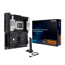 Placa madre ASUS Pro WS TRX50-SAGE WIFI, socket sTR5, chipset AMD TRX50, CEB, DDR5 ECC R-DIMM – 90MB1FZ0-M0AAY0