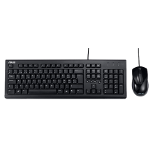 Combo de Teclado y Mouse ASUS U2000, Alámbrico, USB, Negro Español - 90-XB1000KM00040