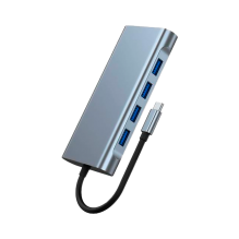 Docking Station Urban Balance UBSC11, USB-C, Power Delivery 100 W, HDMI 4K 30 Hz, VGA, RJ45, USB, SD/microSD, Audio 3.5 mm &ndash; UBSC11