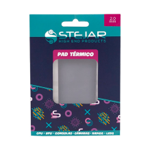 Thermal Pad Stejar WVR-DF-95-45-20, 95 &times; 45 &times; 2.0 mm, 12.8 W/mK, alto rendimiento, gris &ndash; WVR-DF-95-45-20