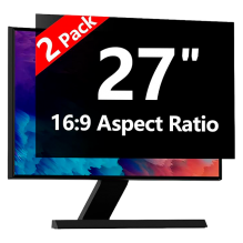 Filtro de Privacidad RedANGEL para Monitor 27", 16:9, paquete de 2, antirreflejo, luz azul – X004QQ72EH