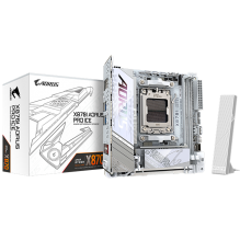 Tarjeta Madre Gigabyte X870I AORUS Pro Ice, AM5, DDR5, PCIe 5.0, 2&times; M.2, Mini-ITX &ndash; X870I AORUS Pro Ice